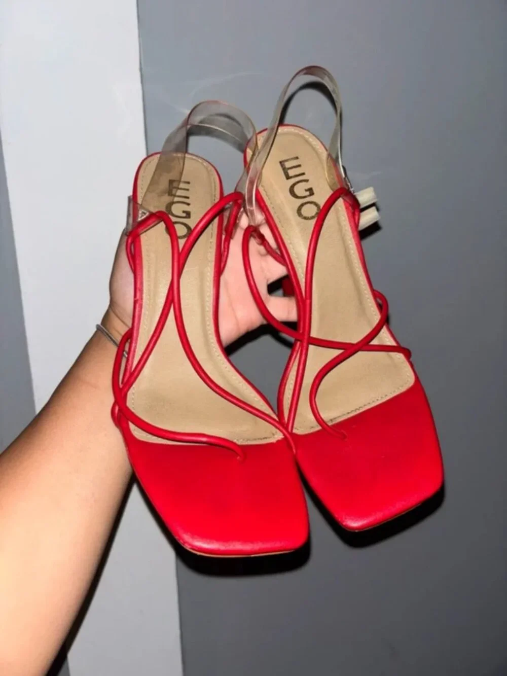 ego red heels